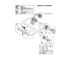 Homelite UT20693 muffler and air cleaner diagram