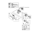 Homelite UT20695 muffler and air cleaner diagram