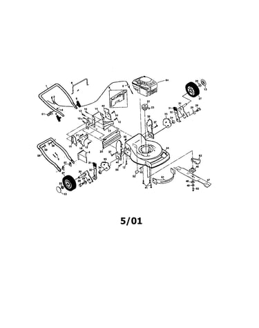 Rotary lawn mower