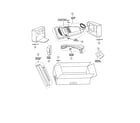 Panasonic MC-V7365 packing materials diagram