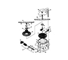 Frigidaire FDB679GFC0 motor and pump diagram