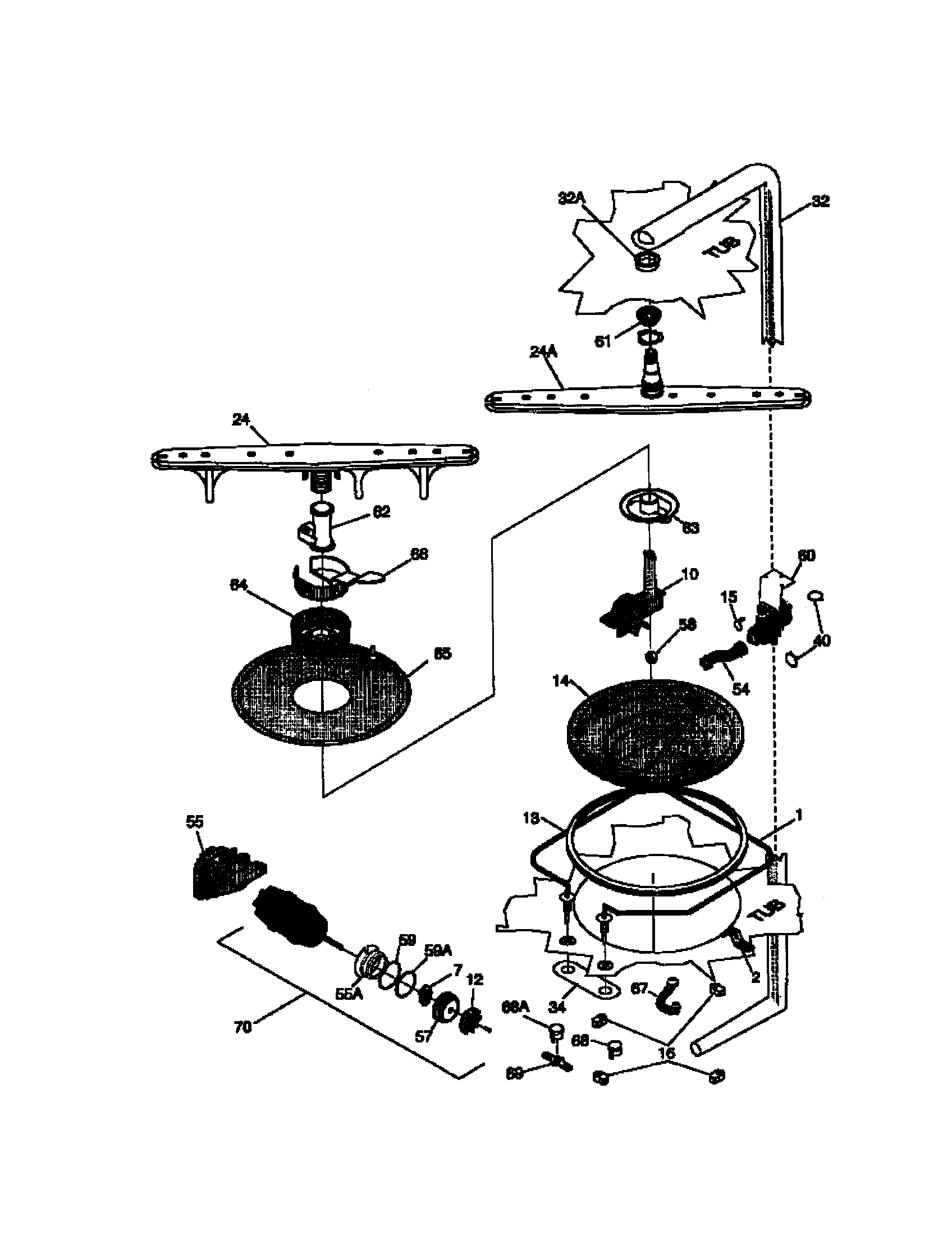 Motor and pump