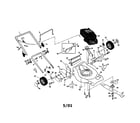 Craftsman 917379601 rotary lawn mower diagram