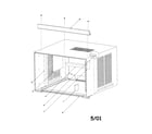 Amana AAC081SRA-PAAC081SR outer case assembly diagram