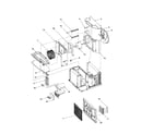 Amana AAC081SRA-PAAC081SR chassis assembly diagram