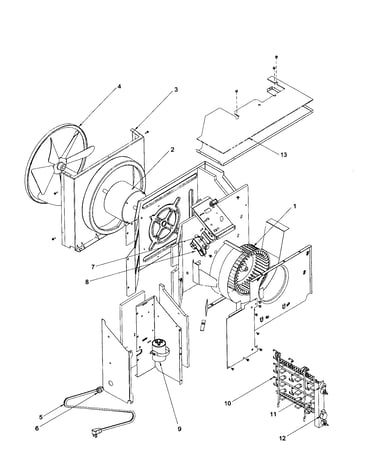 Center partition assembly