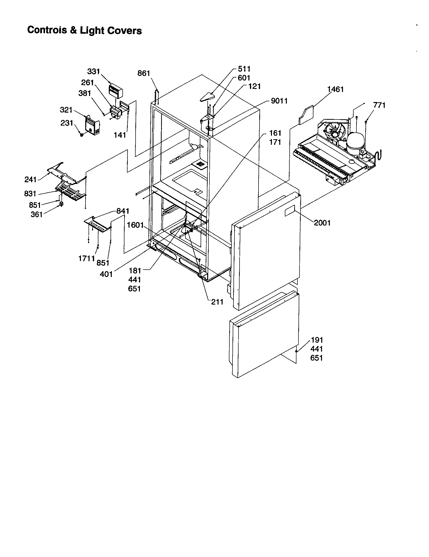 CONTROLS AND LIGHT COVERS