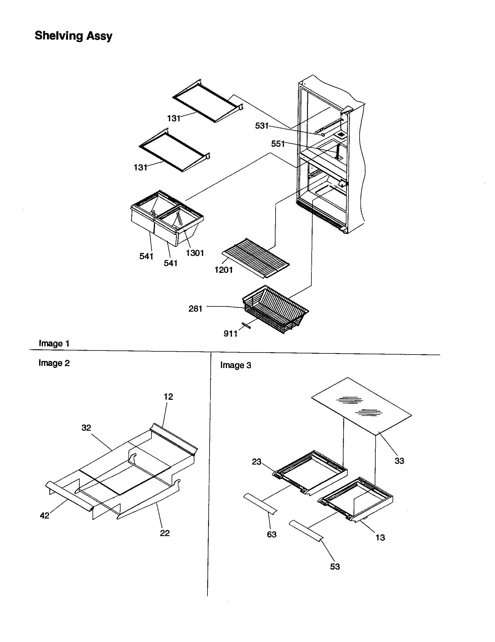 Shelving assembly