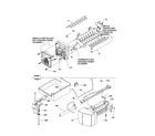 Amana DRB2101AW-PDRB2101AW0 ice maker assembly diagram