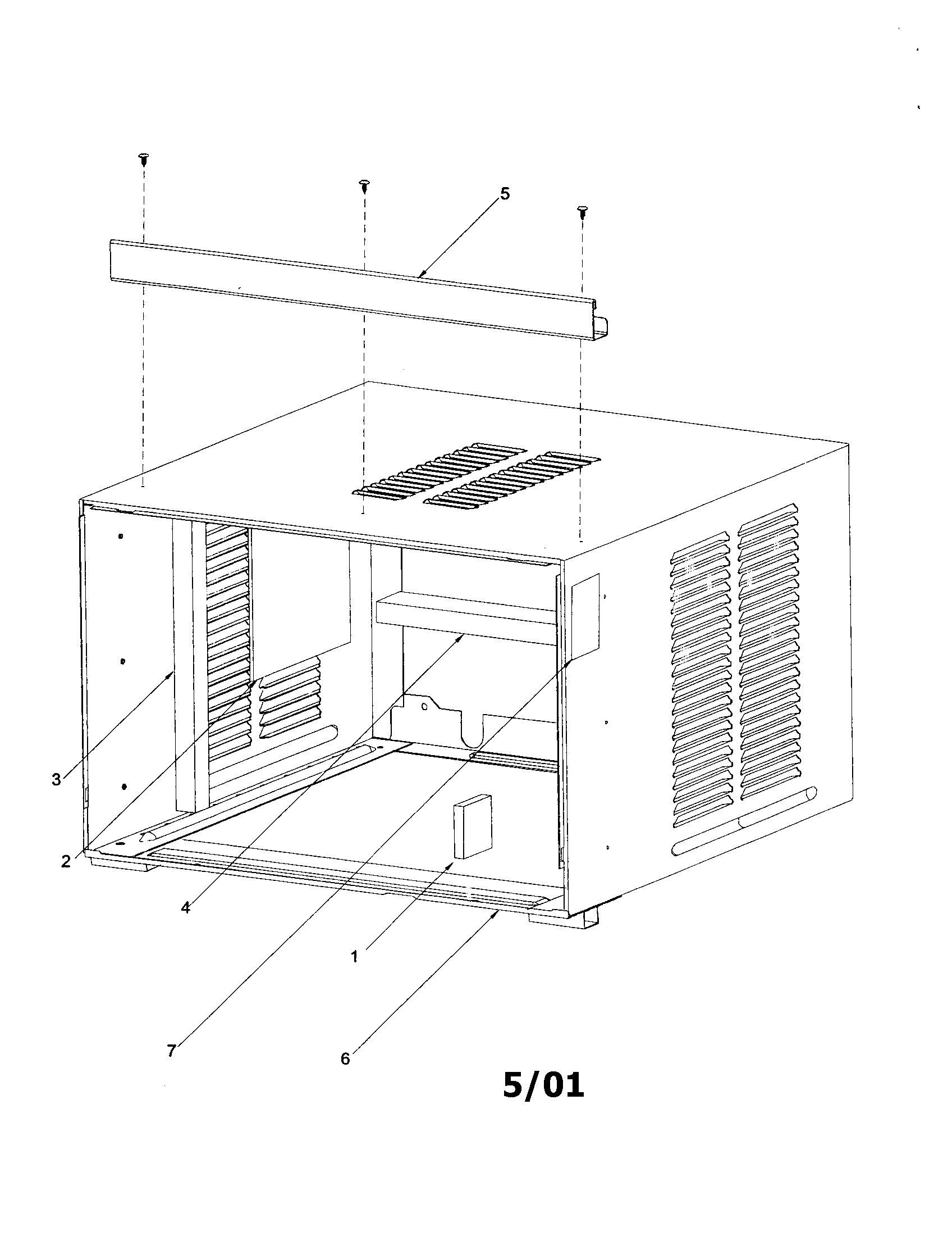 Outer case assembly