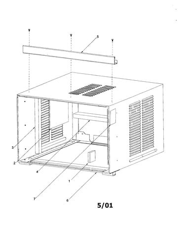 Outer case assembly