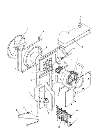 Fan and control assembly