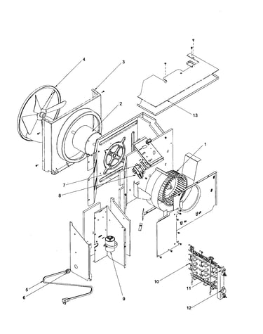 Center partition assembly