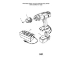 Craftsman 973113060 3/8" 18 volt cordless drill diagram