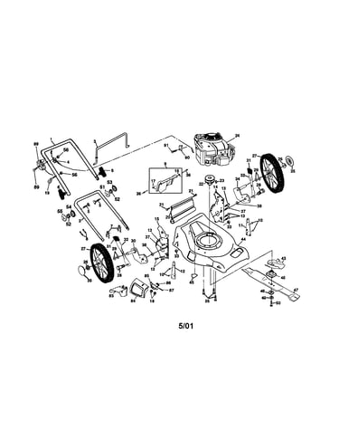 Rotary lawn mower
