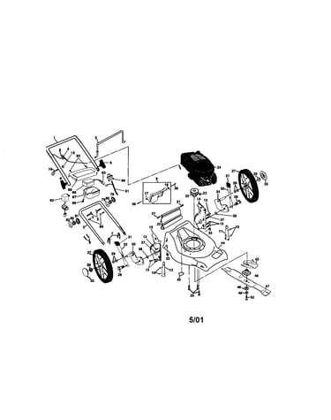 Rotary lawn mower