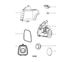 Eureka S3686A housing diagram