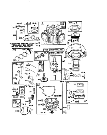 Repair parts