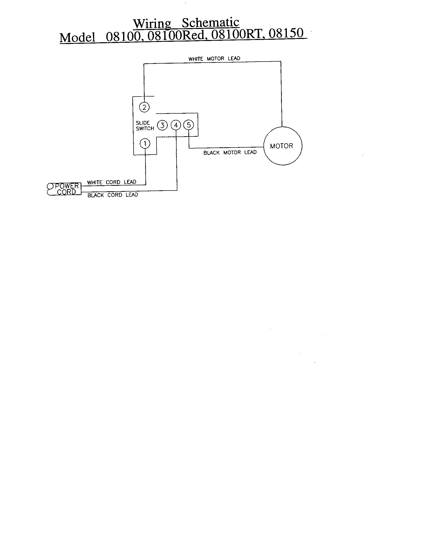 WIRING SCHEMATIC