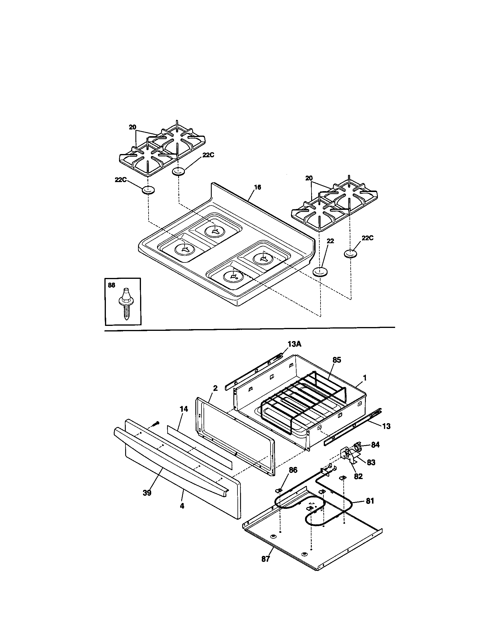 Top/drawer