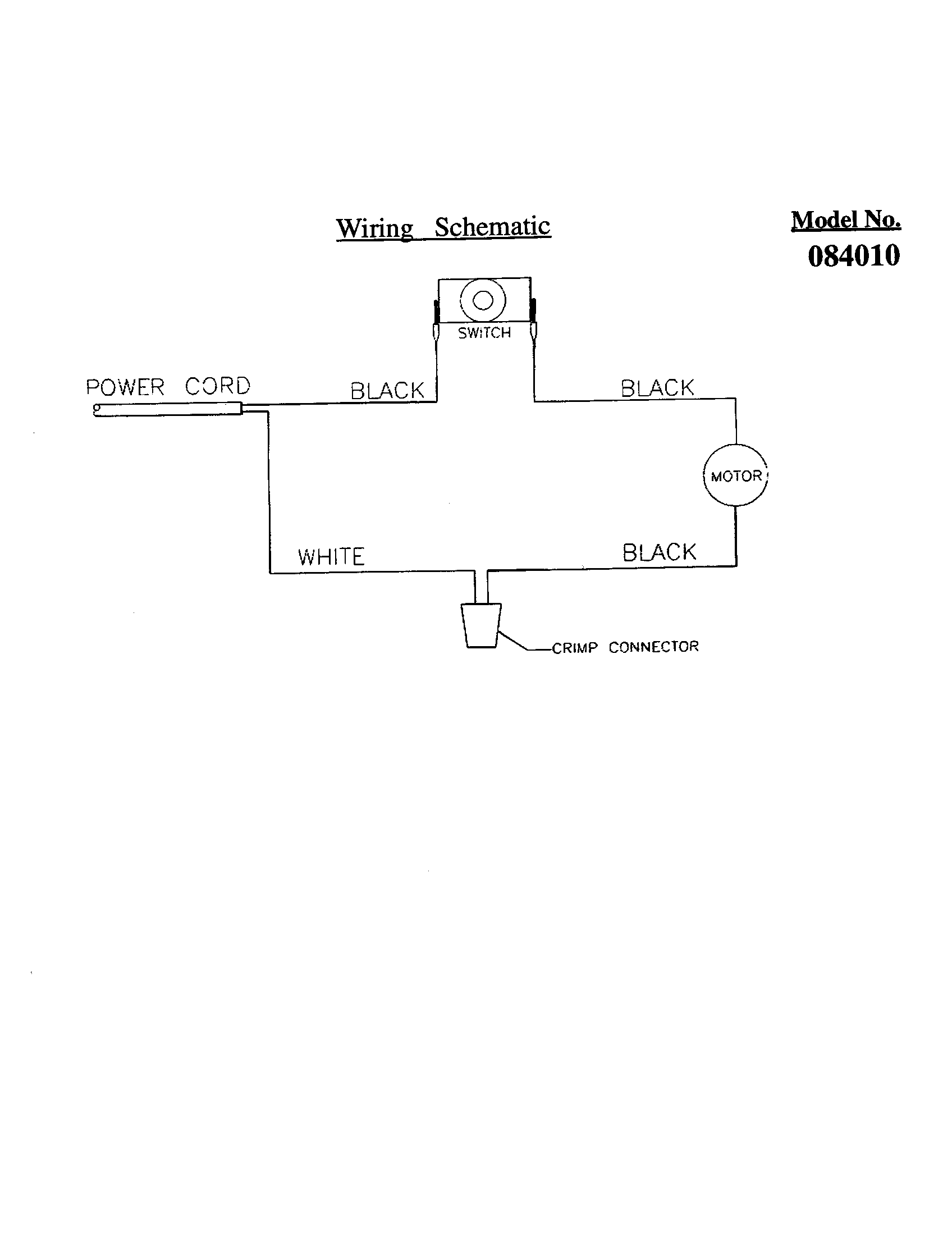 Wiring schematic