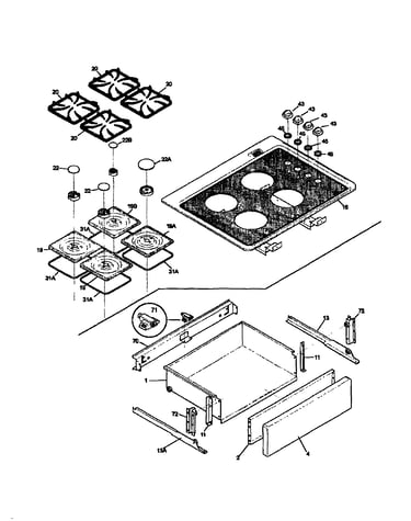 Top and drawer
