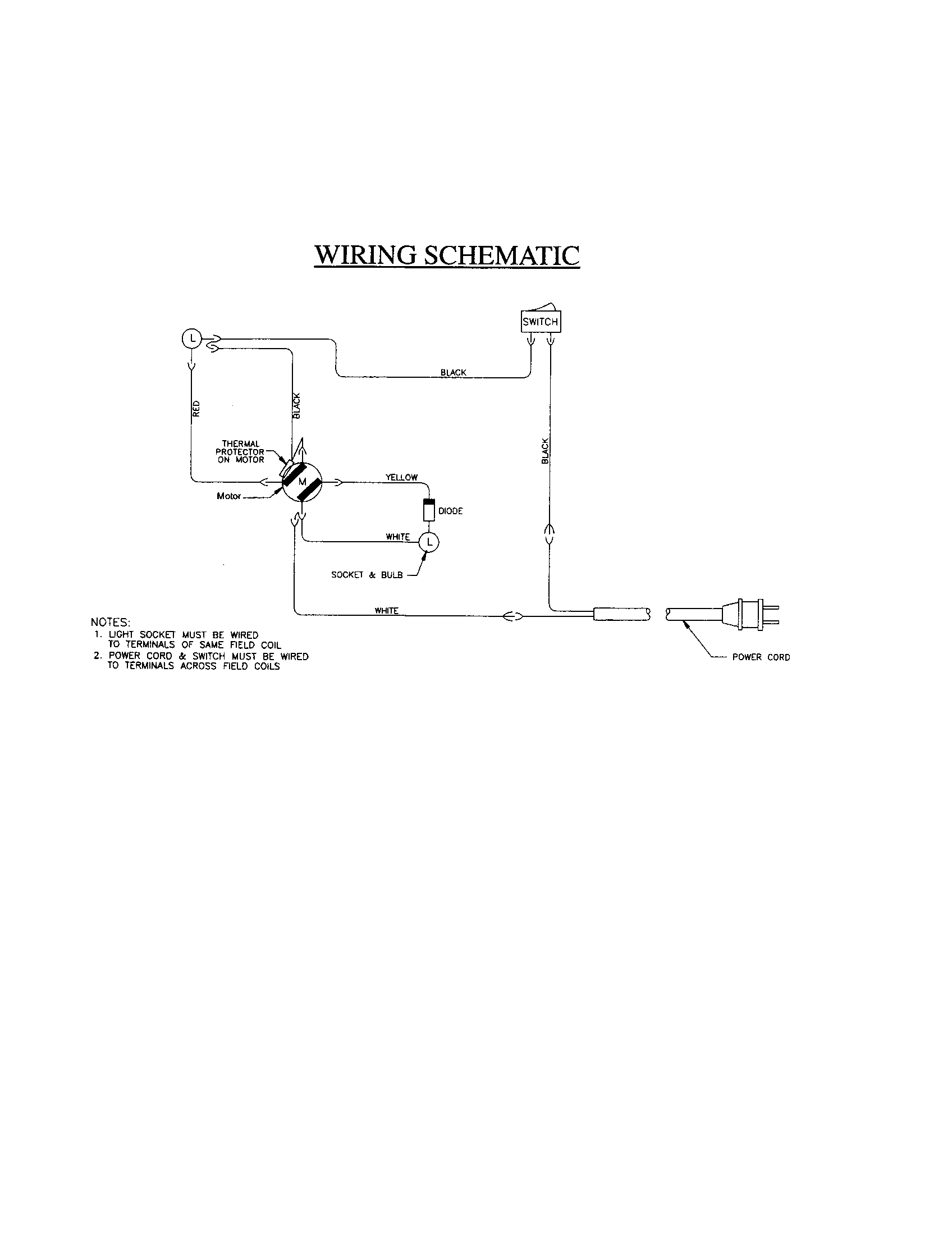 Wiring schematic