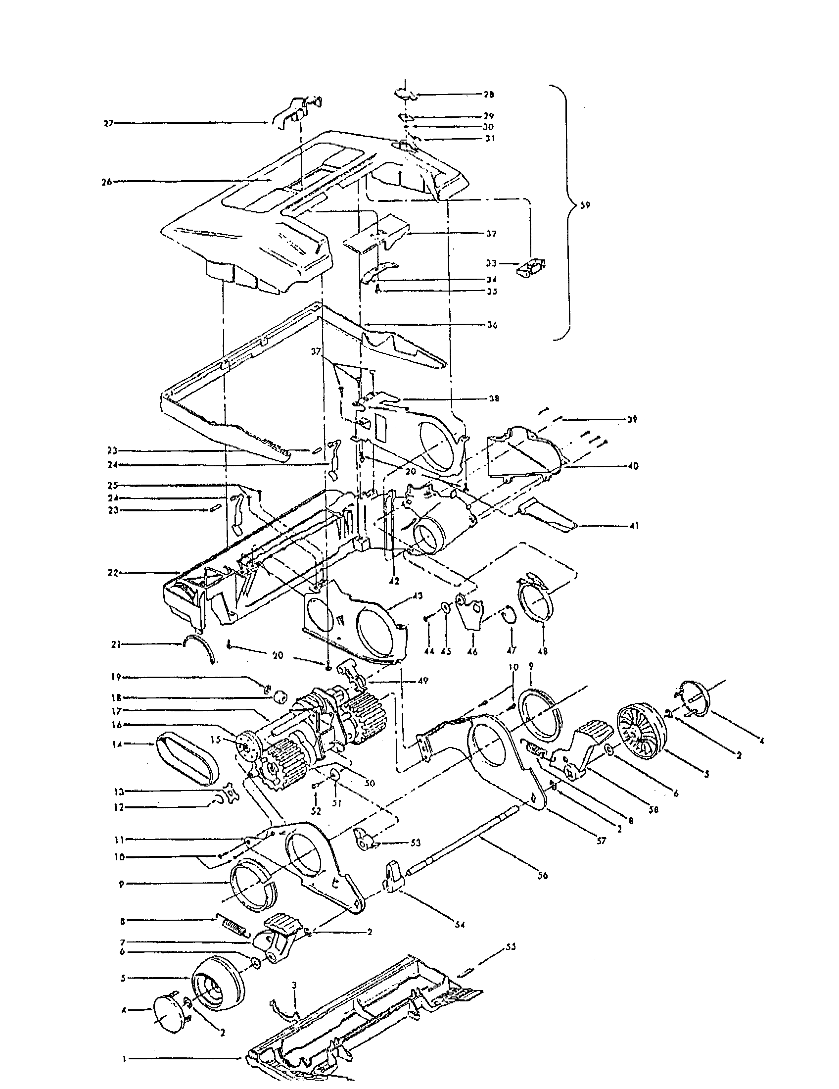 Agitator housing