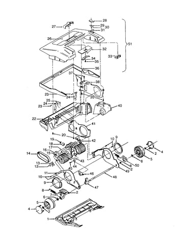 Agitator housing