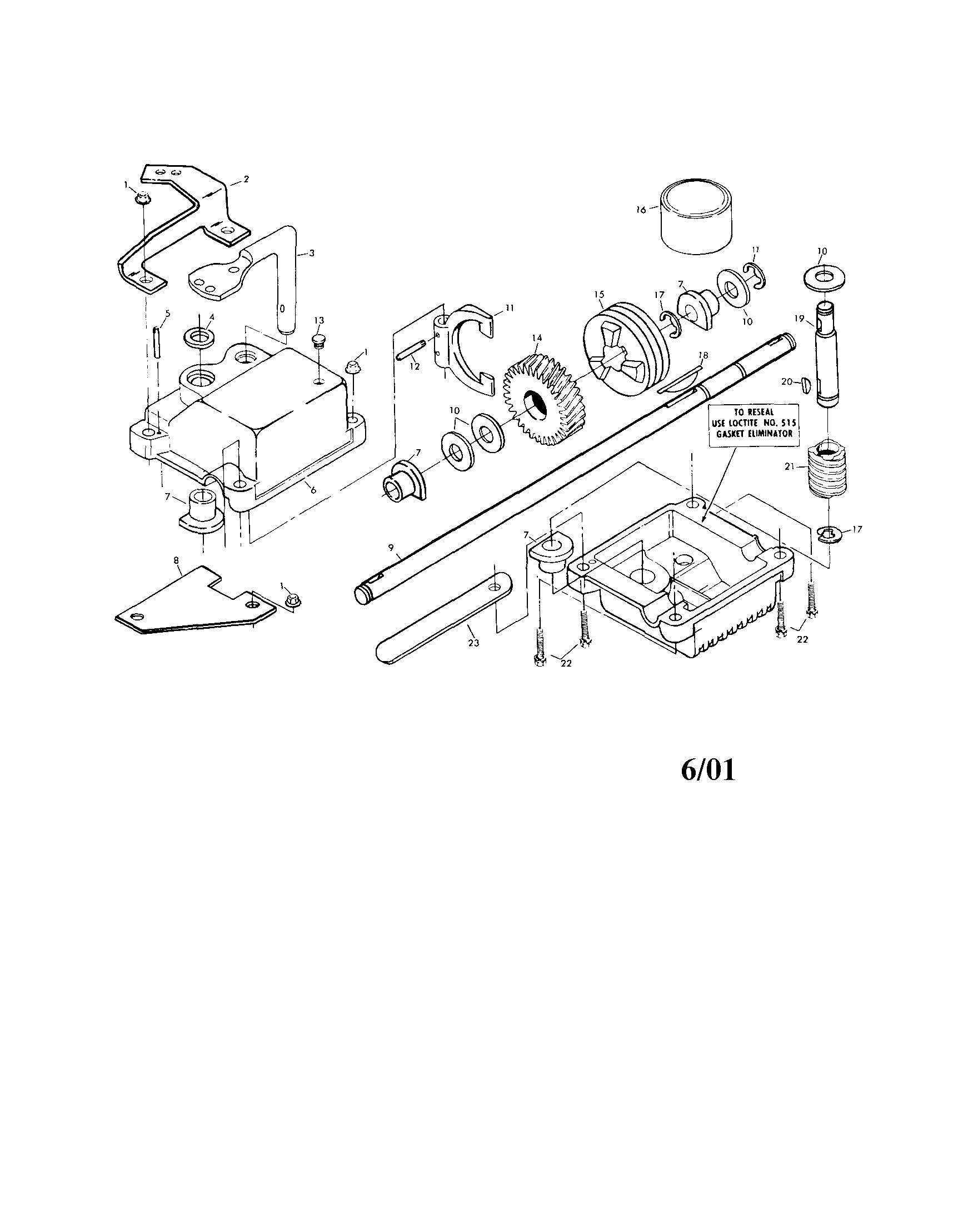 Gear case assembly