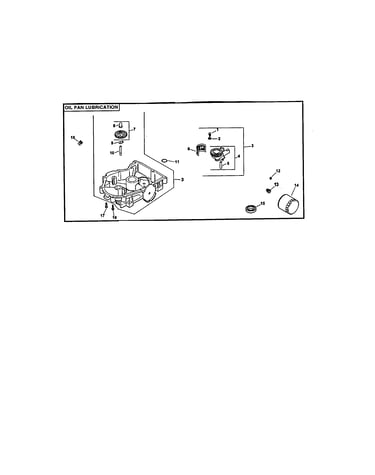Oil pan lubrication