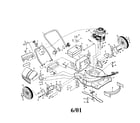 Craftsman 917378691 22" rotary lawn mower diagram