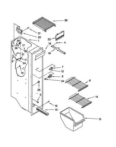 Freezer liner