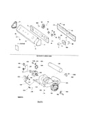 Backsplash/blower and drive