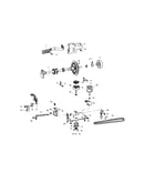 Upper shaft/balance, rotary hook