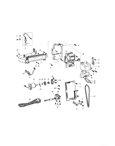 Power supply/lamp electronic/motor