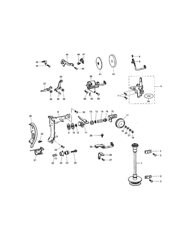 Vertical shaft, bobbin winder