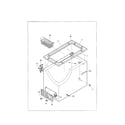 Kenmore 25311911100 cabinet diagram