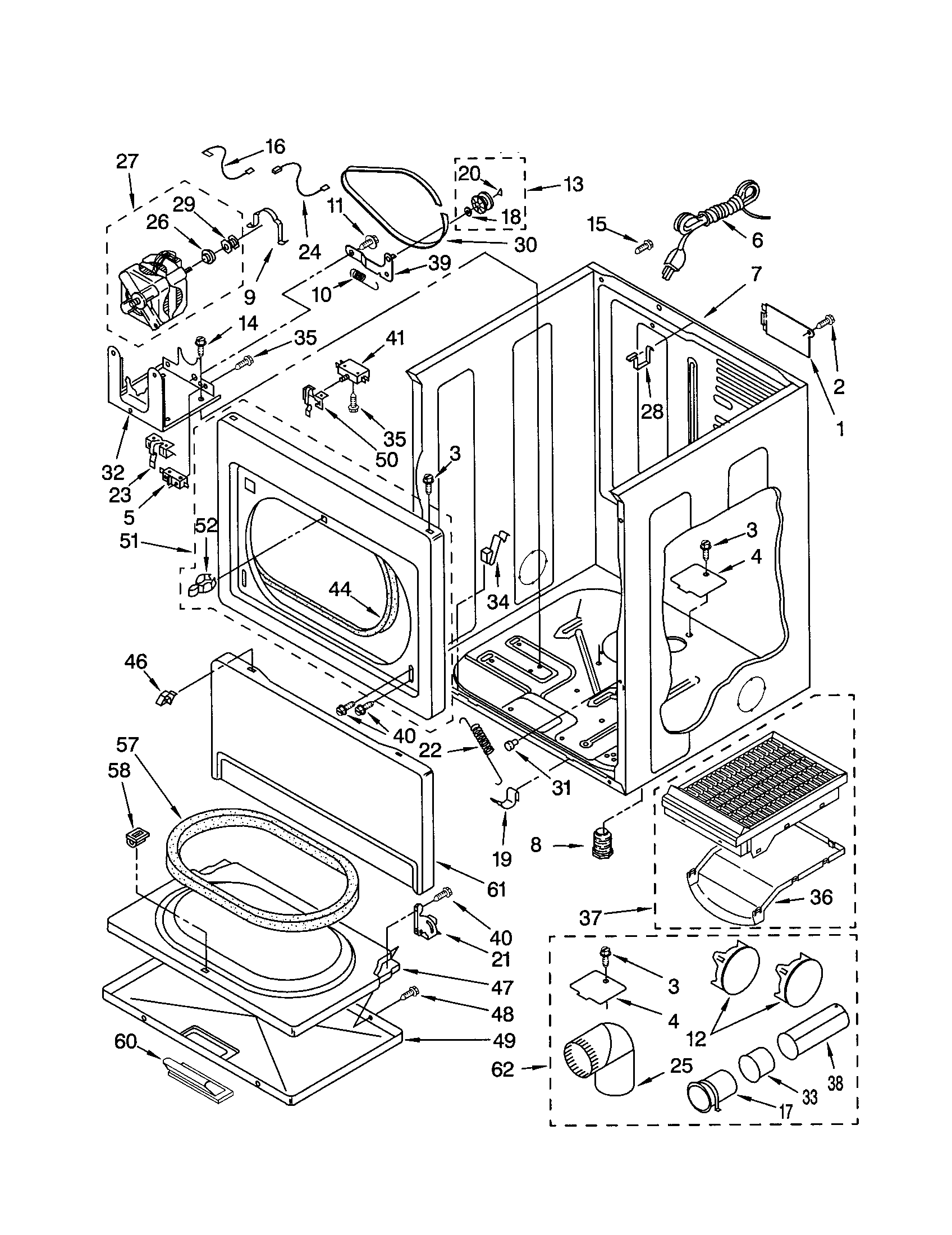 Cabinet parts