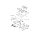 Frigidaire FGFB33WHSC top/drawer diagram