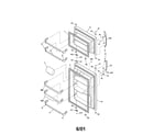 Kenmore 25361822102 door diagram