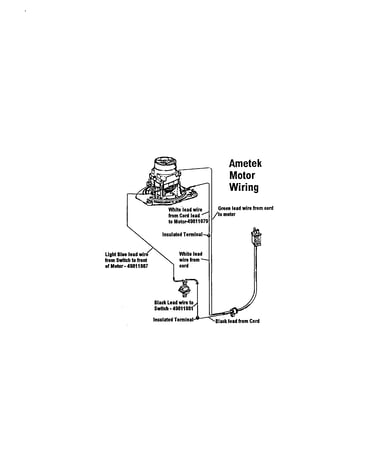 Ametek motor wiring