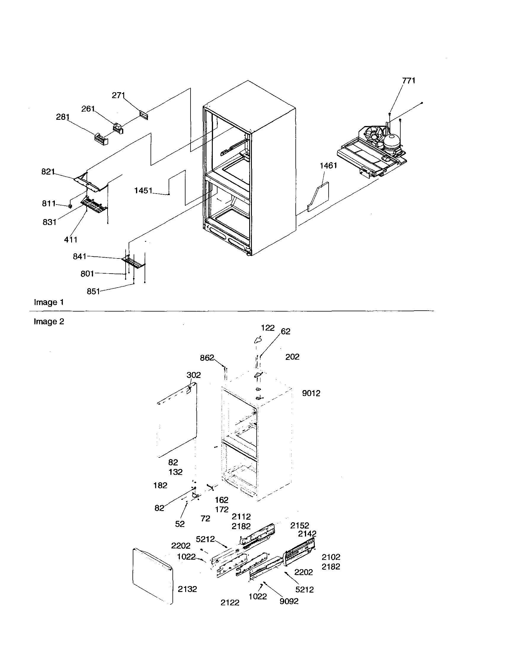 Hinges, light covers and fz drawers