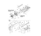 Amana BRD18V1S-P1326502WS ice maker assembly and parts diagram