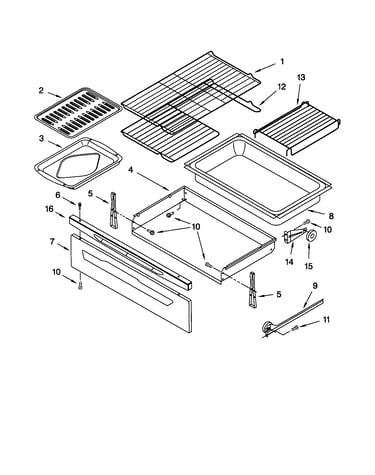 Drawer amd broiler