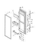 Refrigerator door