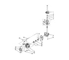 Kenmore 11098752793 brake/clutch/gearcase/motor/pump diagram