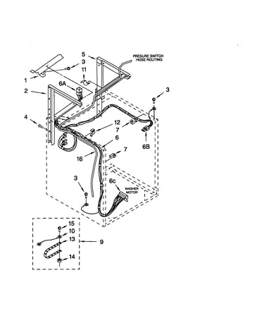 Dryer support and washer