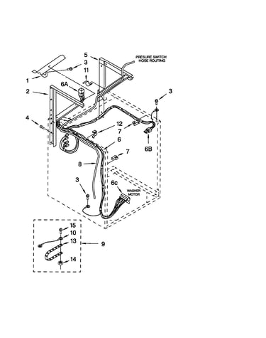 Dryer support and washer