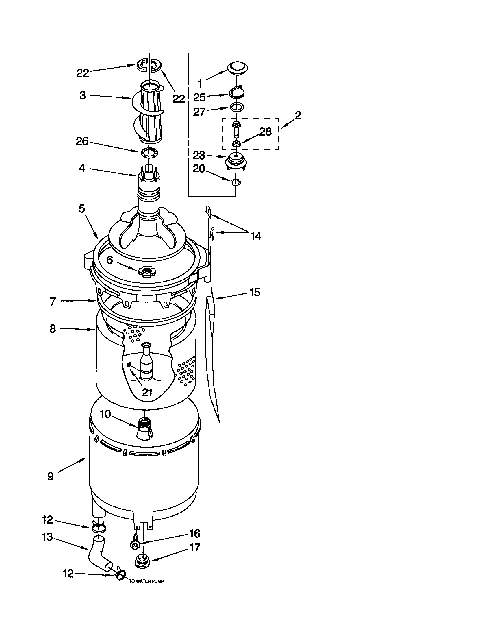 TUB AND BASKET